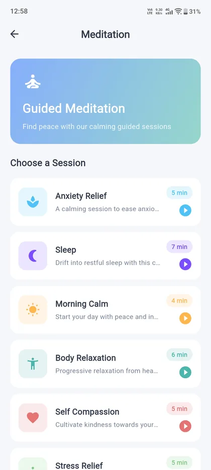 Guided meditation
